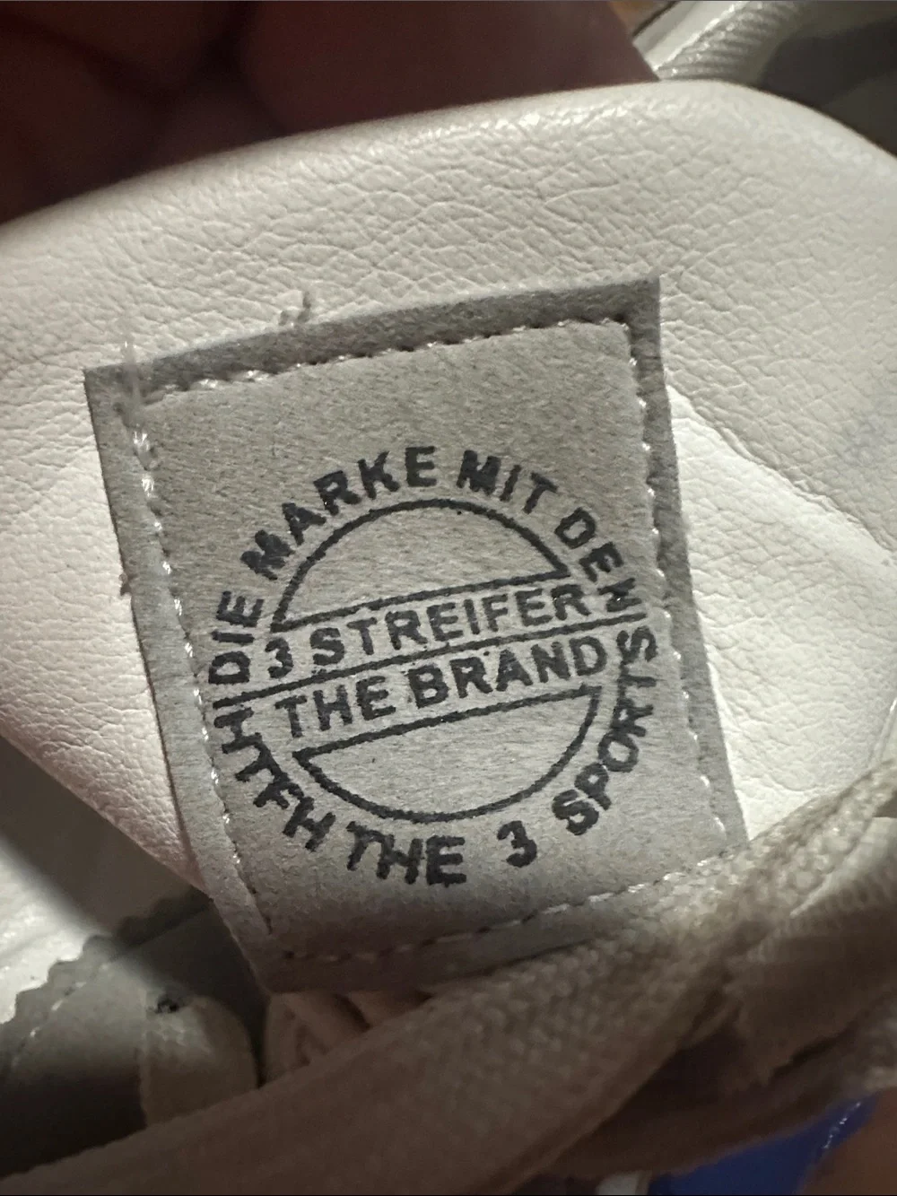 White and Blue Men's Casual Sneaker